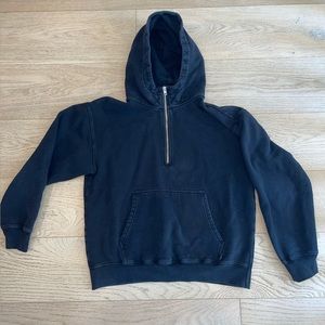 Black Aritzia hoodie.